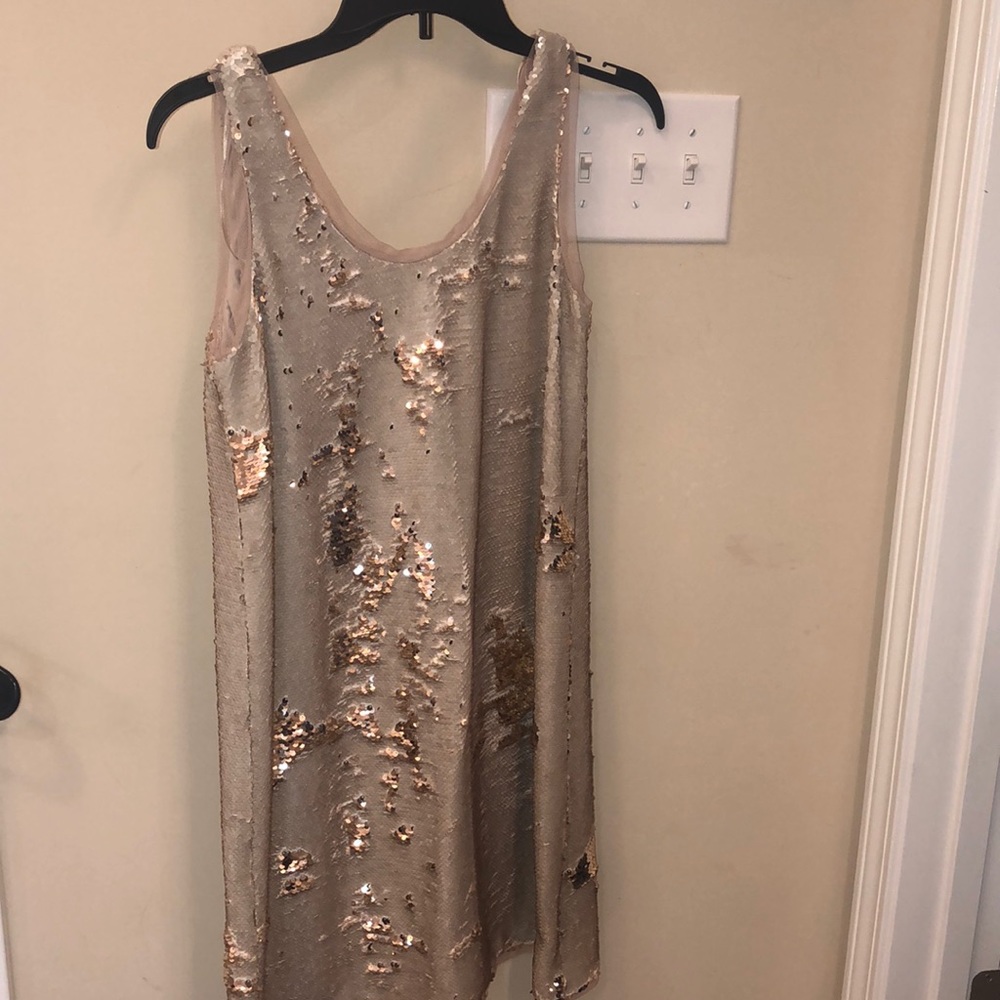 Gold dress